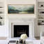 «Abstract Landscape Mountain Lake Impressionist Nature Scene», reproduction encadrée-111568058-96074497
