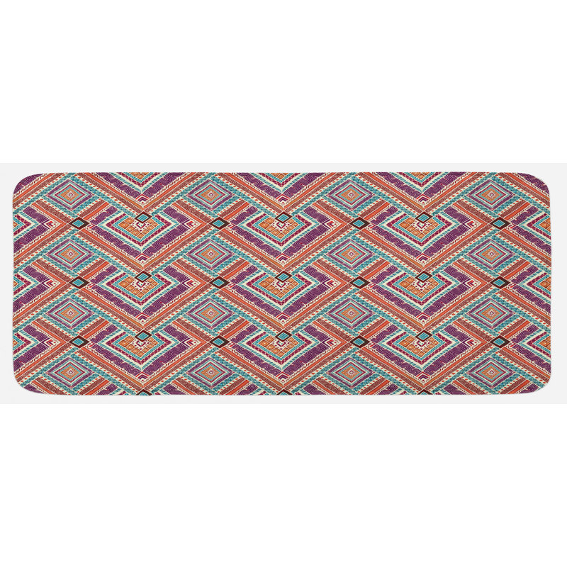 Tapis de cuisine tribal