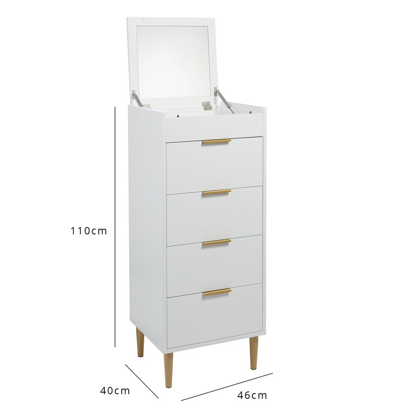 Adams Piece Bedroom Set, White