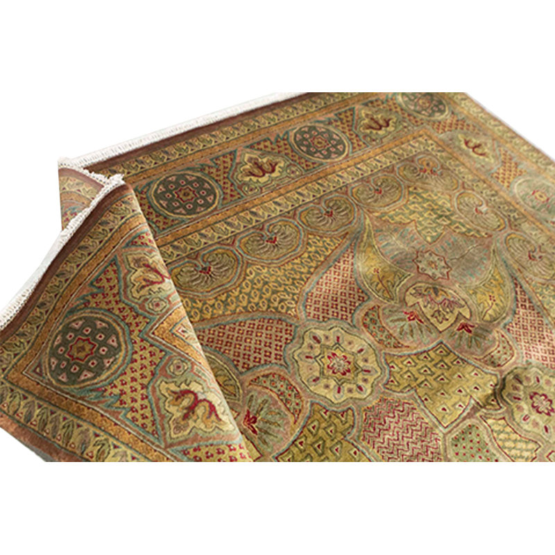 Avalon Wool Oriental Area Rug in Brown