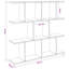  Wall Shelf with Shelf with Storage Engineered Wood Modern Wall-Mounted