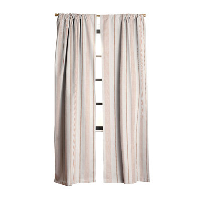 Rideau occultant Little Arrow Design Co ivy rayures (1 panneau)