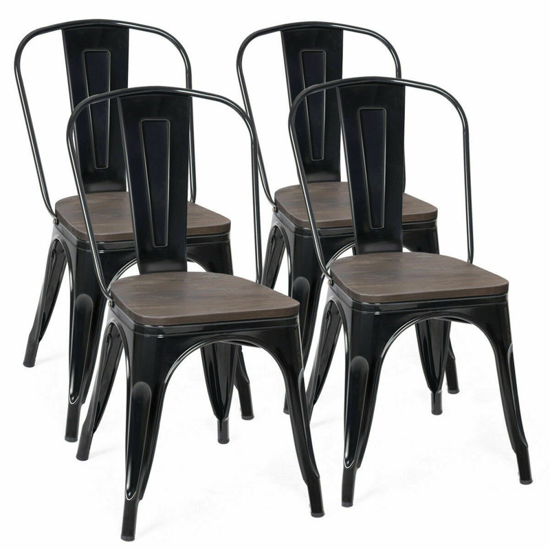 Chaise d'appoint Zackary, Noir
