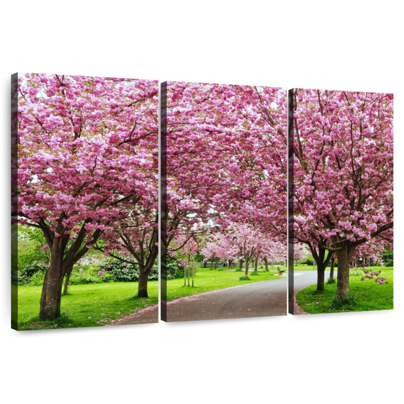 Harnek Cherry Blossom Garden Path, 24" H x 38" W