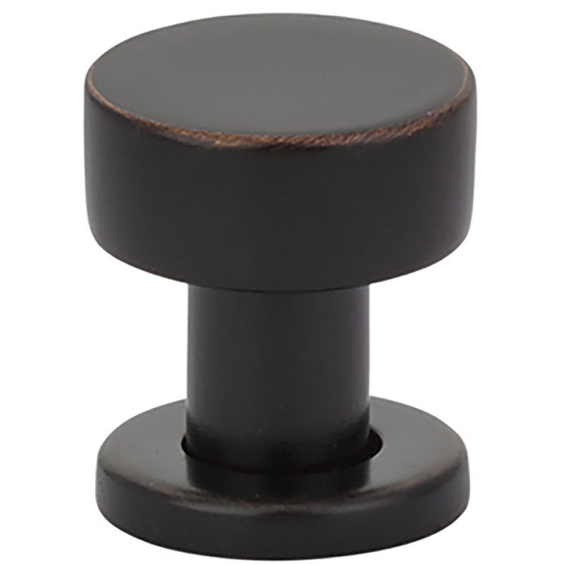Cadet Mushroom Knob Knob, Oil Rubbed Bronze, 1.25" H x 1.25" W x 1.12" D