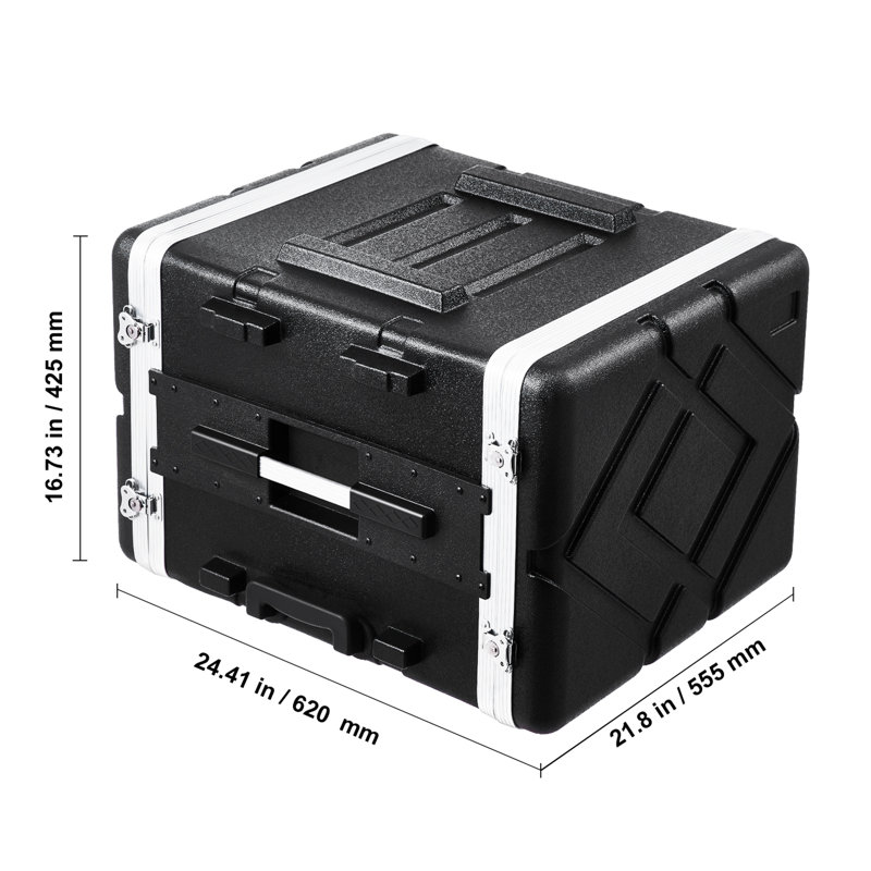 Armoire 8U avec étagère de rangement 8U et poignée en ABS