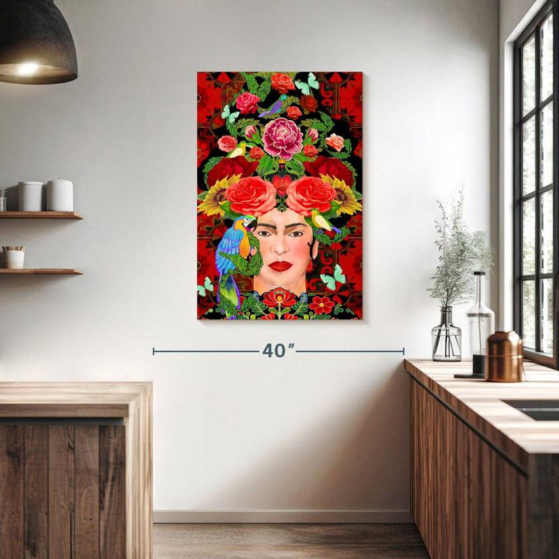 «Frida A Love Story» sur toile, H 39 po x l 26 po x P 1,25 po