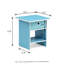 Ensemble de 2 tables de chevet modernes en bois avec tiroir et tablette 15,5 po x 15,5 po x 17,8 po-1624188726-1624188728