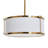Metal Ceiling Light with Captured Linen Shade-1354433385-1354433386
