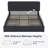 Huntsville 4-Drawer Velvet Upholstered Platform Bed-238129435-232083504