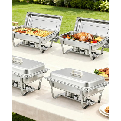 Chafing Dishes for Buffet Set 2 Pack, Food Warmer for Parties Buffet
