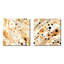 Chrisanthe - Ensemble de 2 collages abstraits carrés-101860459-101860463