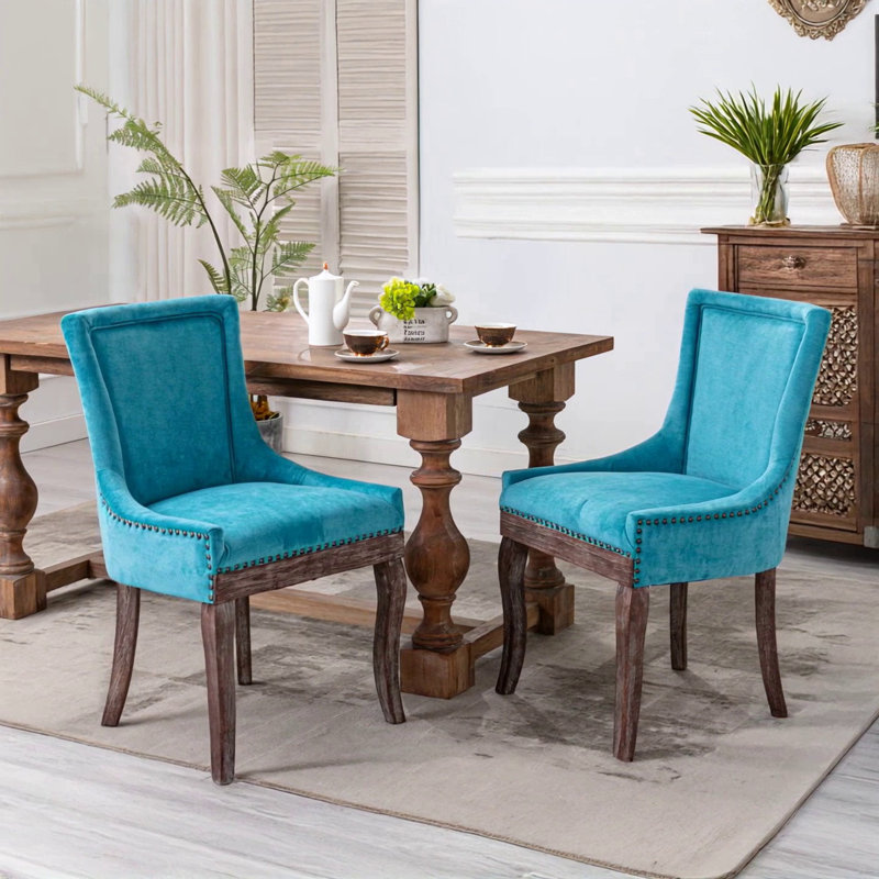 Chaise Ultra, Tissu bleu