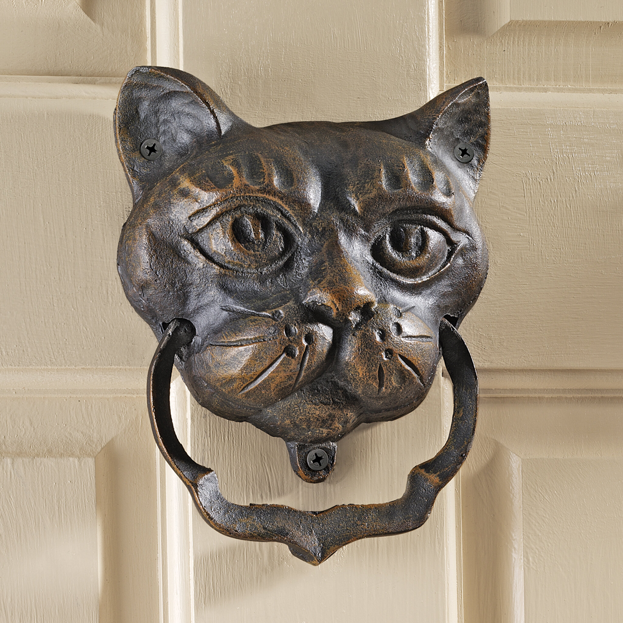 Design Toscano Black Cat Iron Door Knocker  Reviews Wayfair Canada