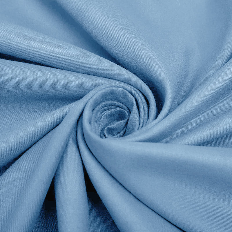 Super Soft Microfiber Fitted Sheet – 25cm Deep Pocket, Brushed Finish, Super King (6'), Light Blue