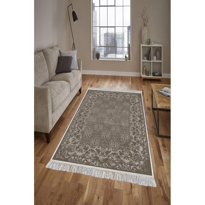 Luxury Hall Carpet - 100% Velvet Fabric, 3.3 x 9.8 ft | 100% Cotton Sole, Pile Height: 0.4 in, Total Height: 0.5 in | Antibacterial, Non-Slip, Machine Washable, 3D Digital Printing | Elegant Design for Home Décor