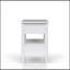 Table de chevet ouverte avec 2 tiroirs-321141603