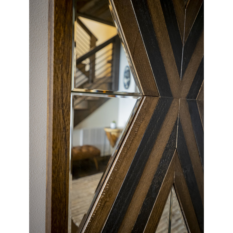 Solid And Engineered Wood Flat Wall Mirror