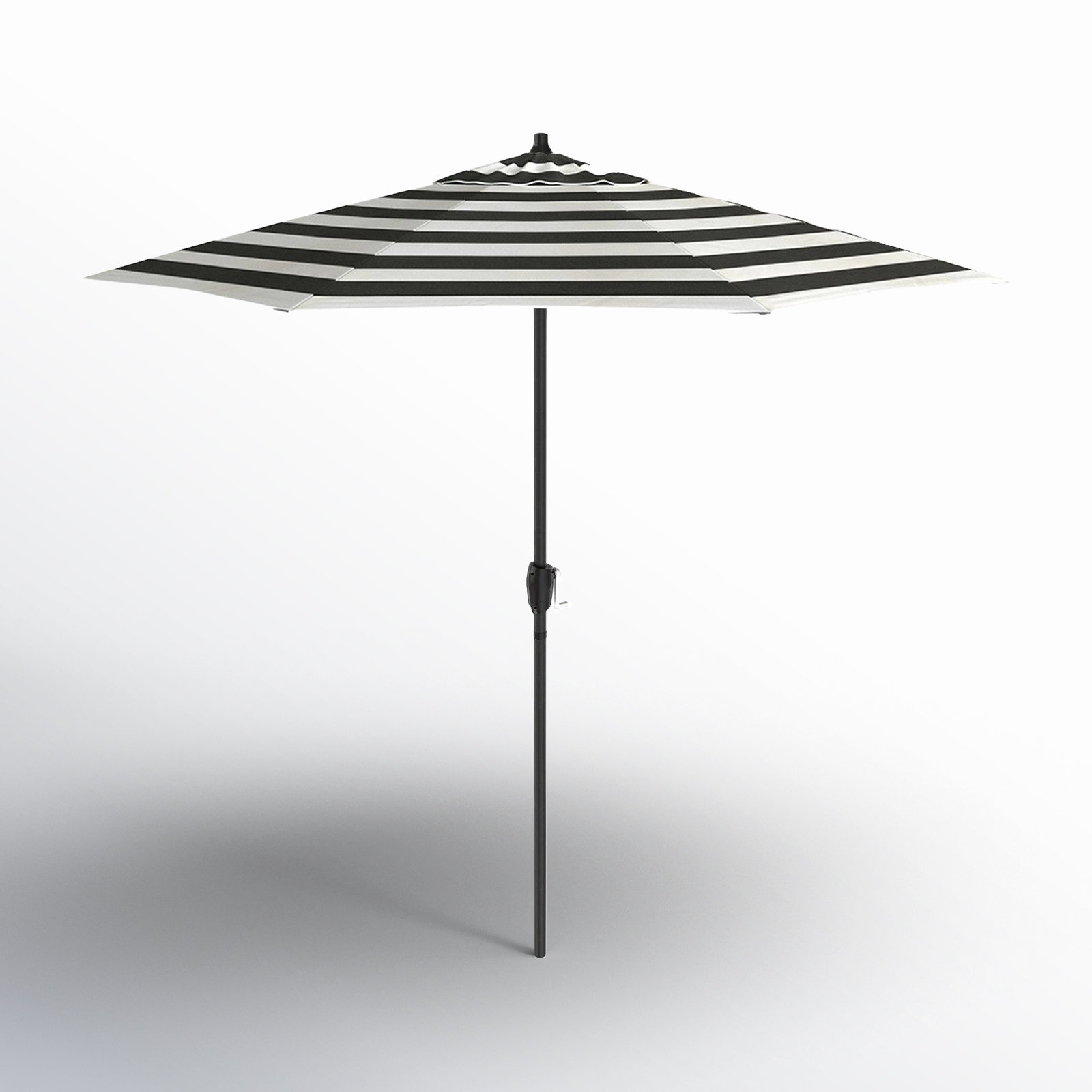 Suniti 7.2' Sunbrella® Umbrella, Cabana Classic Black Stripe Sunbrella®