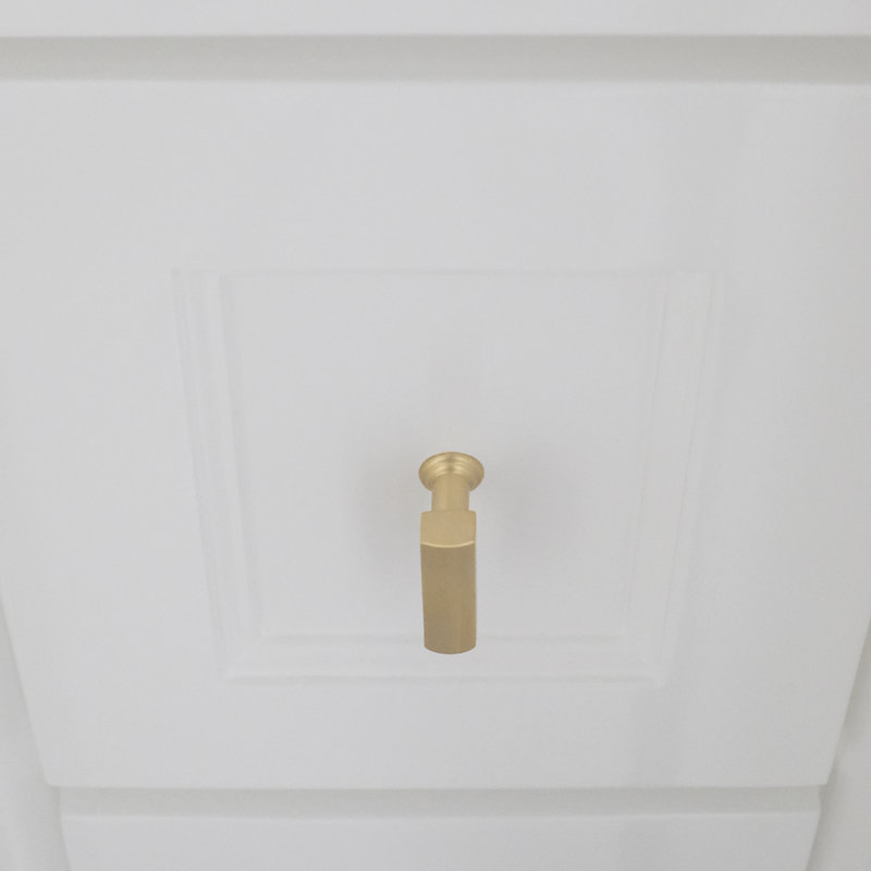 Mod Bar Knob, Satin Brass
