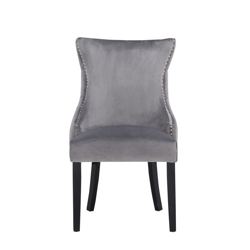 Stonefort Chair (Wood Legs), Gris