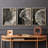 Abstract  Series  LI  -Set Of 3 Framed Giclee Prints -Ready to Hang-107252713-107252711