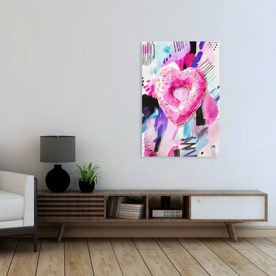 Glazed Feelings Abstract Whimsical Contemporary Wall Art Print