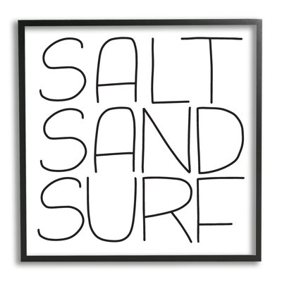 Plage de sel et de sable