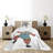 Ambesonne Kabuki Bedspread Set Costume Hat Multicolor
