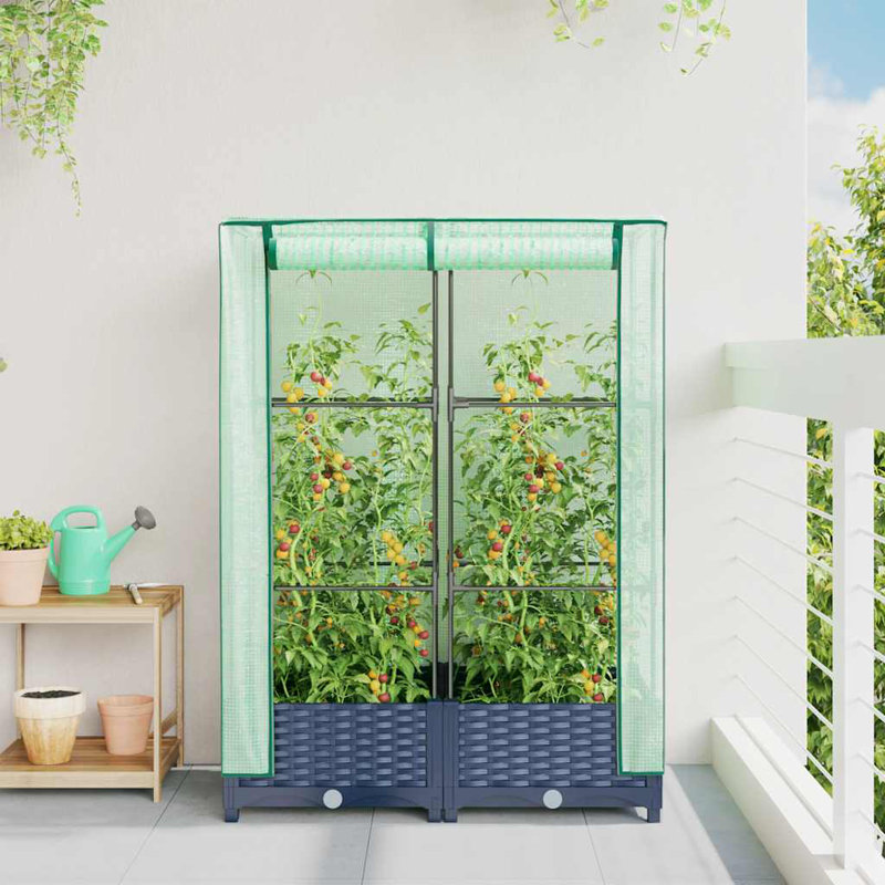 Cutlerville Raised Garden Bed, Blue Grey