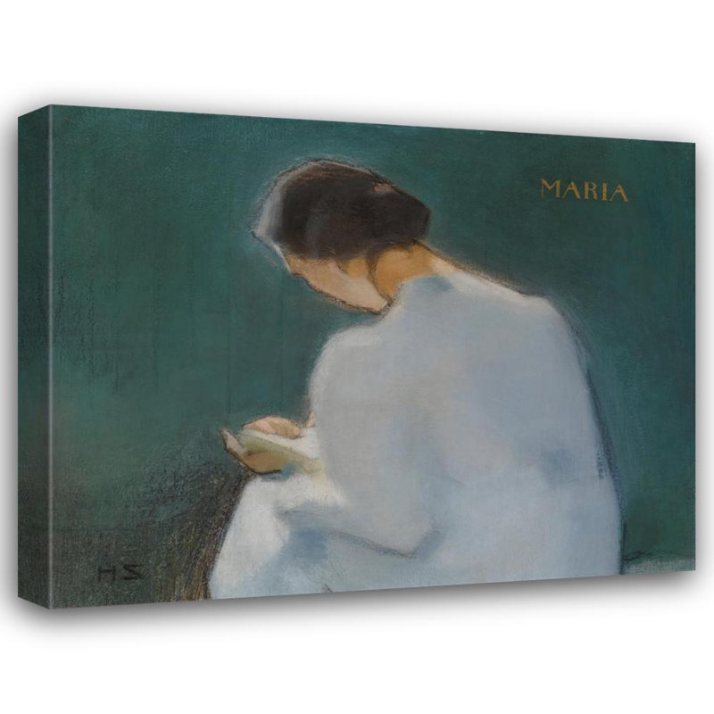"Maria" par Helene Schjerfbeck - Art sur toile tendue avec châssis, H 18 po x l 14 po