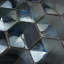 Aurora Glossy 3" x 3" Glass Hexagonal Mosaic Tile-1834716232