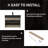 32" Single Bathroom Vanity Wall-mounted Floating vanities with Black Resin Stone Top,2 Drawers Modern for Small Bathroom-979592107-979592106