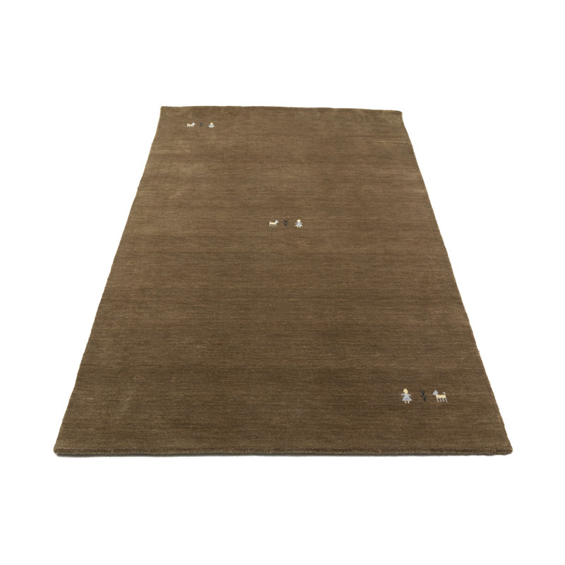 Tapis de couloir oriental brun 4 x 6 Lori Gabbeh