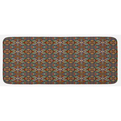 Eclectic Synthetic Kitchen Mat