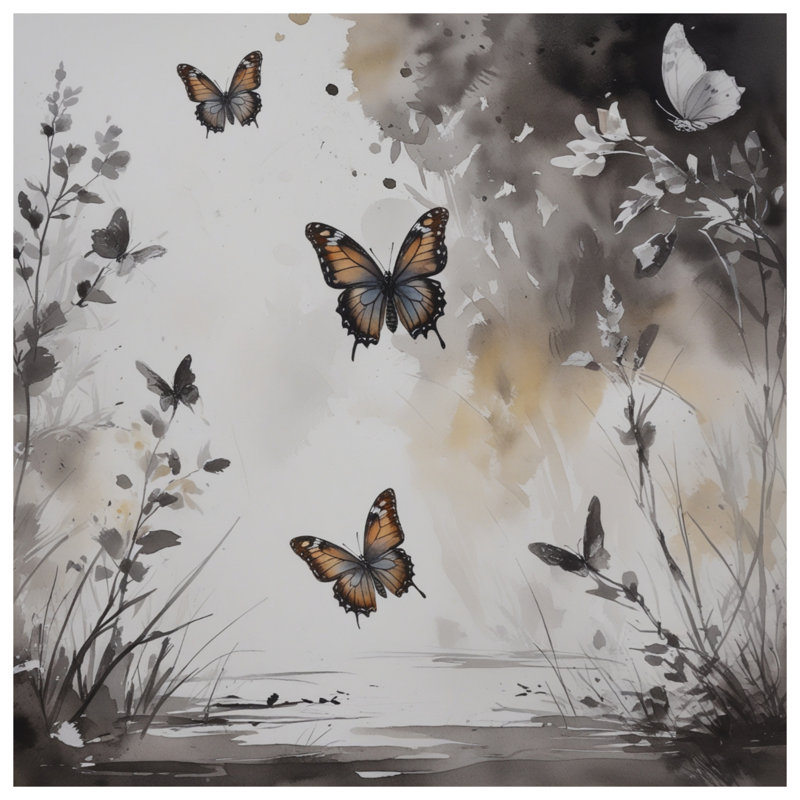 Édredon Butterflies In Nature, Simple extra long