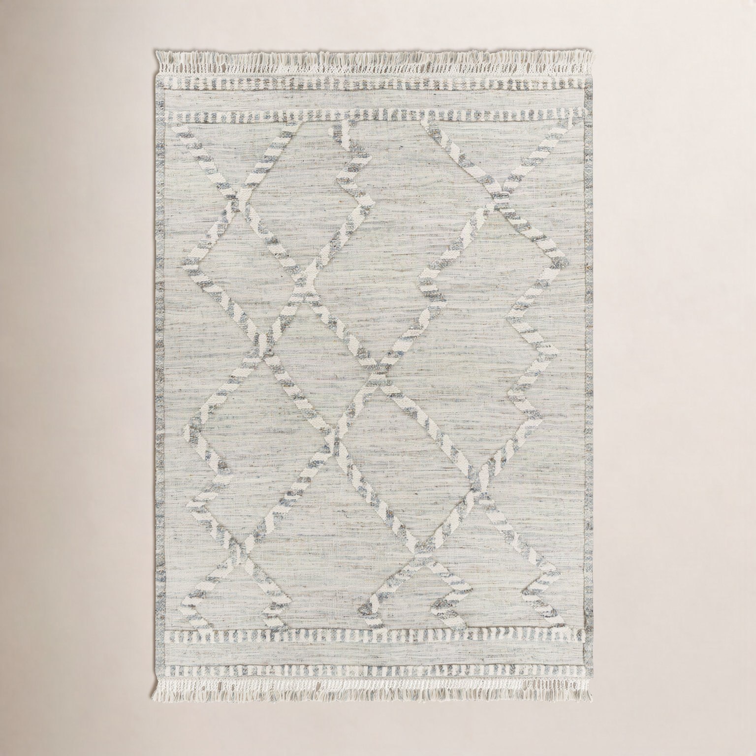 Leanna Handmade Wool Rug, Rectangle 8'10" x 12'
