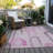 Zaralith Pink Washable Indoor-Outdoor Rug - LOOMLAN-2043474487