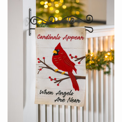 Lorsque les angess sont proches de lin de 2 côtés 18 x 13 po drapeau de jardin