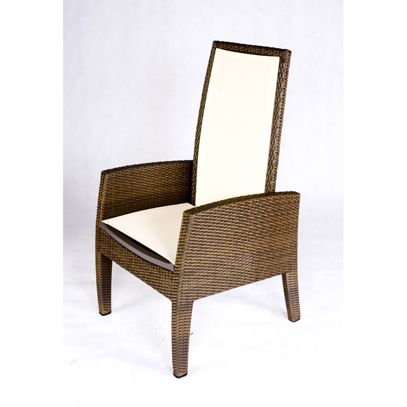 Chaise de patio out of blue, Tissu blanc cassé