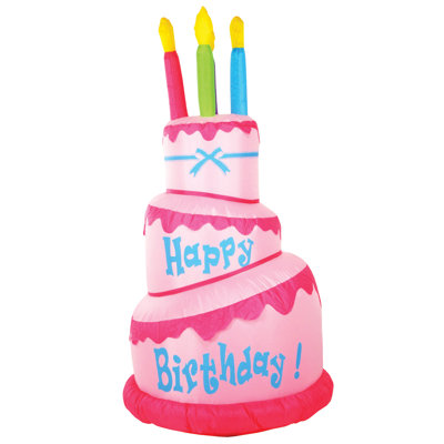 Gâteau gonflable Jumbo Happy Birthday