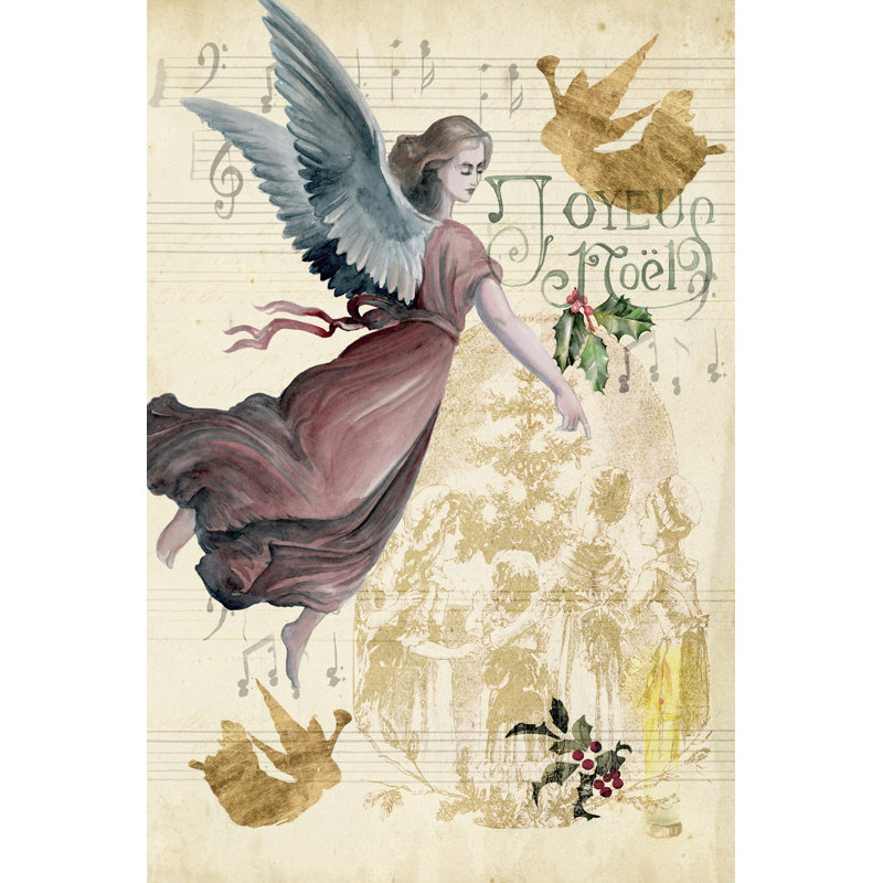 Christmas Greetings II by Jennifer Paxton Parker - Wrapped Canvas Painting, 76cm H x 51cm W
