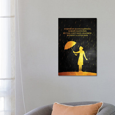 No Rain No Rainbow by Adrian Baldovino - Wrapped Canvas Print