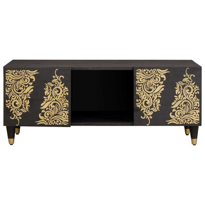 Solid Wood Coffee Table with Storage