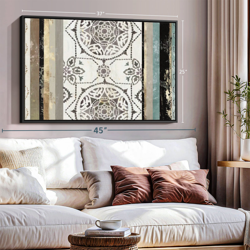 " Modernized I Wall Art ", 25" H x 37" W