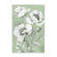 Plaque murale classique «Classic Green Poppy», par Petal Prints Design-451075230
