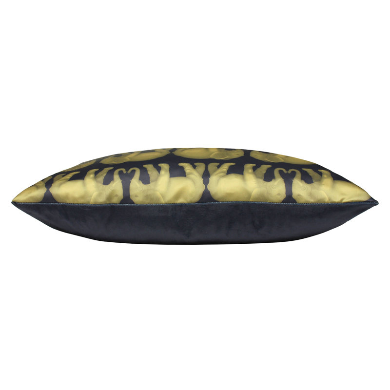Rectangular Lumbar Pillow Cover, Navy