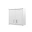 Armoire de rangement flottante blanche en métal Fortress H 30 po x l 30 po x P 12,5 po-1138759879