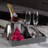 Hammered Ice Bucket - Ice Bucket With Tongs - Insulated Ice Bucket With Lid - Double Wall Ice Bucket 3 Quarts