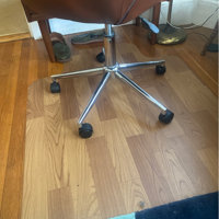 Mind Reader Office Chair Mat for Hardwood Floor - Brown
